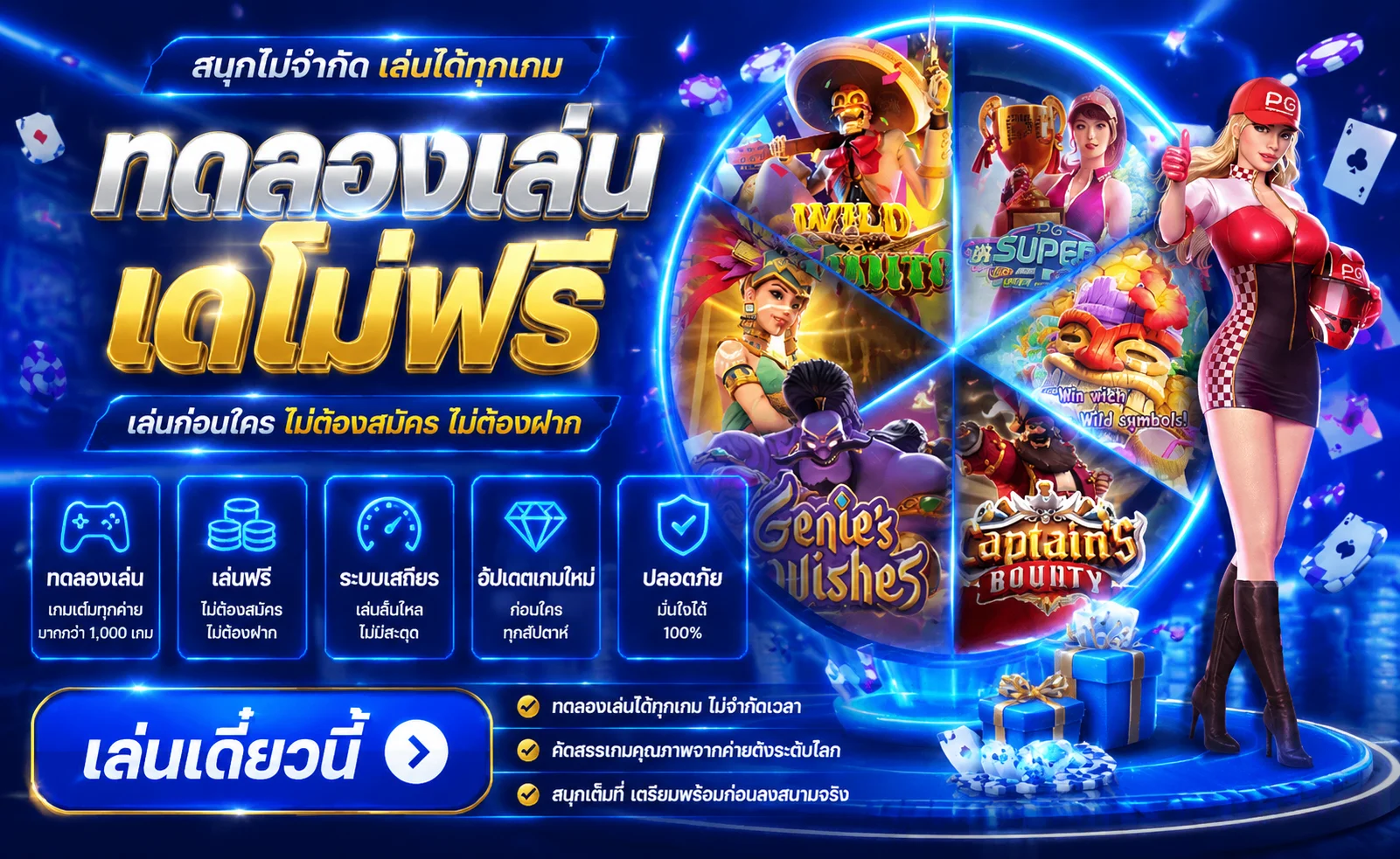 ทดลองเล่นสล็อต MAYABET ฟรี โหมดเดโม PG SLOT ไม่ต้องสมัคร